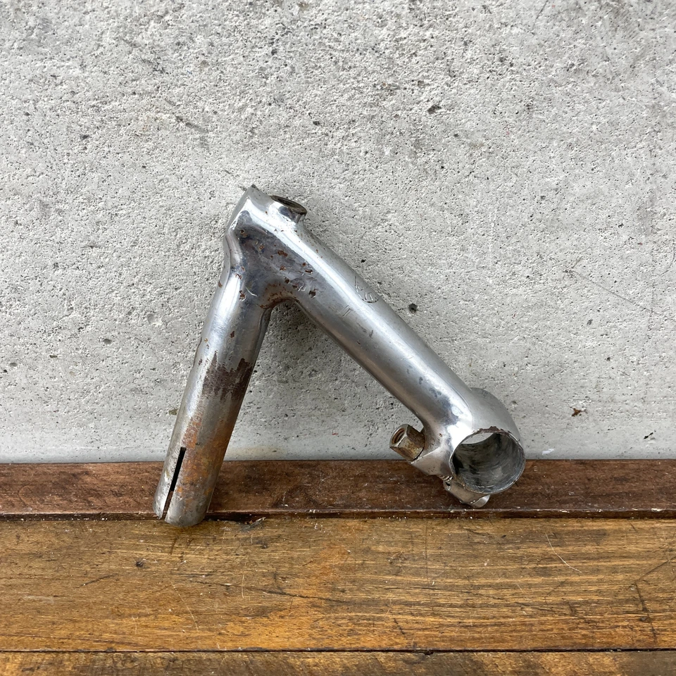 Estampilla vintage Cinelli vástago de acero Milano PIEZAS pista carrera cuello ovalada Italia eroica Foto 1 de 4