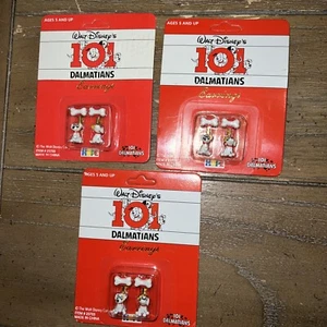 Vintage DISNEY 101 Dalmatian’s Earrings 1991 Clip On Original Package Unpunched - Picture 1 of 5