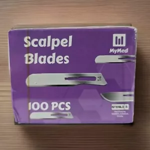 MyMed 100er Pack sterile chirurgische Skalpellklingen Nr. 14 Größe 03/29 - Bild 1 von 6