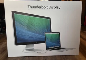 Apple Thunderbolt A1407 27" LCD Monitor - works with USBC adapters! Original box - Picture 1 of 6