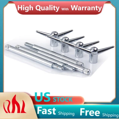 Pernos de ala de cubierta de válvula cromados 9824 4 piezas para Chevrolet Tahoe G30 GMC C1500 5,7 V8 Foto 1 de 4