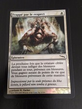 Mtg magic mirrodin awe strike (French hits by respect) nm foil