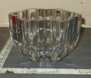 Signierte Ehrner Kosta Schweden Kristall Kunst Glas Schale - Bild 1 von 3