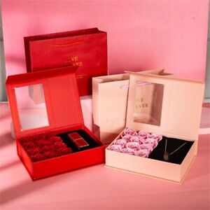 Valentinstag Geschenkbox Schmuck-Geschenkbox Blumenbox