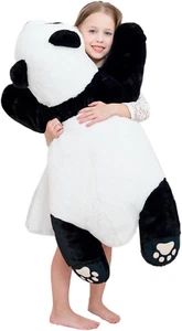 Panda Weighted Stuffed Animals, 2.87Lbs Giant Panda Stuffed Animal Cute Big Pand - Picture 1 of 7