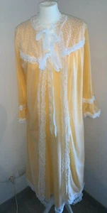 Déshabillé rétro en  polyamide et dentelle 2 pièces - Imagen 1 de 8