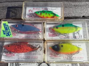 5 Bill Lewis Rat-L-Trap Fishing Lures - Picture 1 of 10