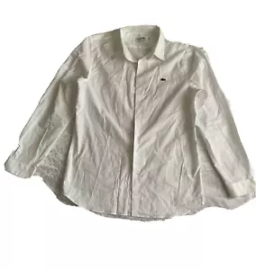 Lacoste Men's CH2668 Shirt White M/L - Picture 1 of 12