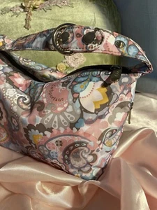 LESPORTSAC COSMETIC CLUTH FLORAL PAISELY BAG TOTE NEW - Picture 1 of 14