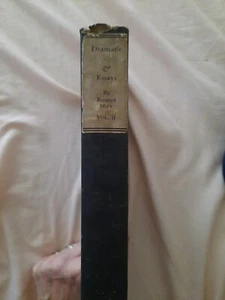 Dramatic Opinions and Essays by G. Bernard Shaw Volume Two 1906 Hardcover - Picture 1 of 9