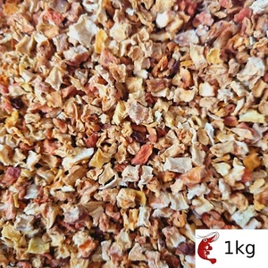 (27,99€/kg) Kürbis Würfel 1kg / Garnelen, Krebse, Welse, Schnecken, Fische - Picture 1 of 1