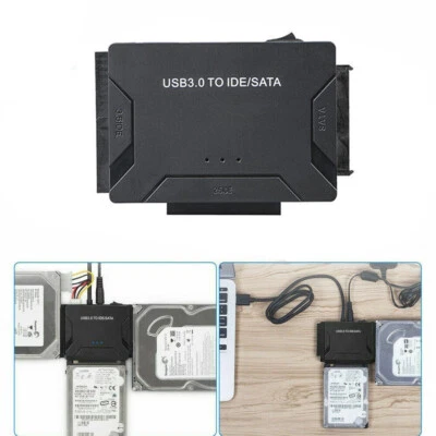 USB 3.0 to IDE & SATA Converter External Hard Drive Adapter Kit 2.5"/3.5" Cable - Image 1 of 4