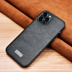 Funda de teléfono recubierta de cuero para iPhone 12 Pro / iPhone 12 - Imagen 1 de 1