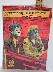 Ministerium und Co - Verschwörer Poster signiert 5 Unterschriften - Bild 1 von 8