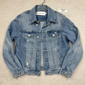 Calvin Klein Jeans Giacca Uomo Denim Taglia S - Foto 1 di 17