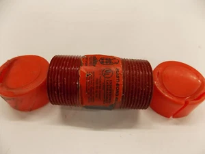 Neu Plasti-Bond Robroy Crouse PVC beschichteter Nippel 1-1/4" x 3" E4 - Bild 1 von 5