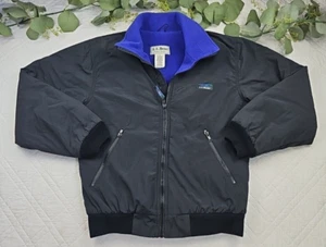 L.L. Bean Warm-Up Jacke Fleece gefüttert Full Zip Windbreaker Gr. S Herren - Bild 1 von 10