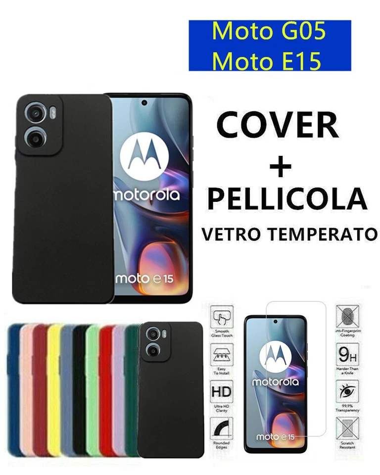 Cover Morbida Custodia Silicone Tpu Opaca pre Motorola Moto G05 / Moto E15 - Immagine 1 di 1