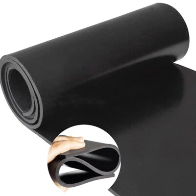 FURNITURE-ONLINE-OFFER 1.5m 2m 3m Rubber Sheet Gym Flooring EPDM Mat Shock Absorbing Anti Aging Roll