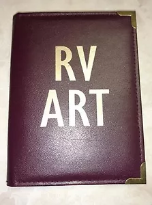 RV Art 24 Page Photo Album Portfolio Pinstriping Motorhome Airbrush Murals Gift - Picture 1 of 12