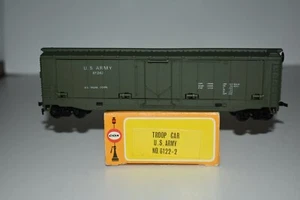 HO Scale Cox 6124 US Army Q Car 50' Boxcar with Internal Cannons C26452 - Picture 1 of 4
