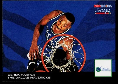 1993-94 Hoops Scoops Derek Harper #HS6 Dallas Mavericks - Image 1 of 2