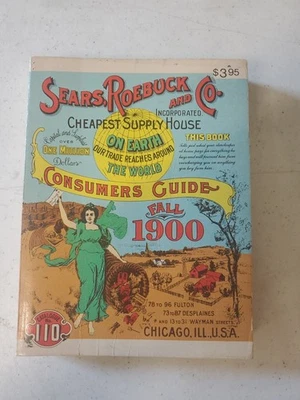 1970 Sears Roebuck and Co Consumer Guide Fall 1900 Reproduction Catalogue 110 - Image 1 of 3