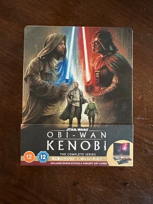 Obi Wan Kenobi 4k UltraHD and Blu-Ray Steelbook inc Card Sleeve/ Concept Art Car - Image 1 of 2