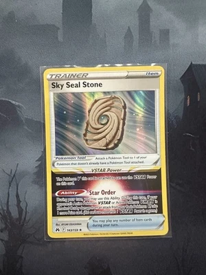Pokémon TCG - Sky Seal Stone - 143/159 - Holo Rare - Crown Zenith - MINT - Image 1 of 2