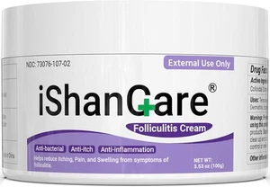 Folliculitis Treatment, Highly Effective Cream, Natural 100g - Picture 1 of 9