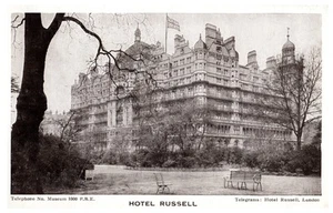 Vintage Hotel Russell London Postcard UK Architecture Landmark - Picture 1 of 2