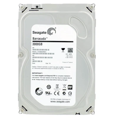 Festplatte Seagate 3TB ST3000DM001 64MB 7200 RPM Sata III 3,5" Zoll - Bild 1 von 4