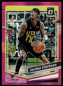 Jordan Clarkson 2023-24 Donruss Optic #30 Hyper Pink Utah Jazz Basketball Card - Picture 1 of 2