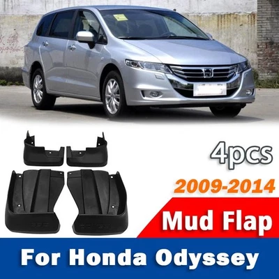 For 2009 - 2014 Honda Odyssey Mud Flaps Mudguards Fenders Matt 4PC - Image 1 of 4