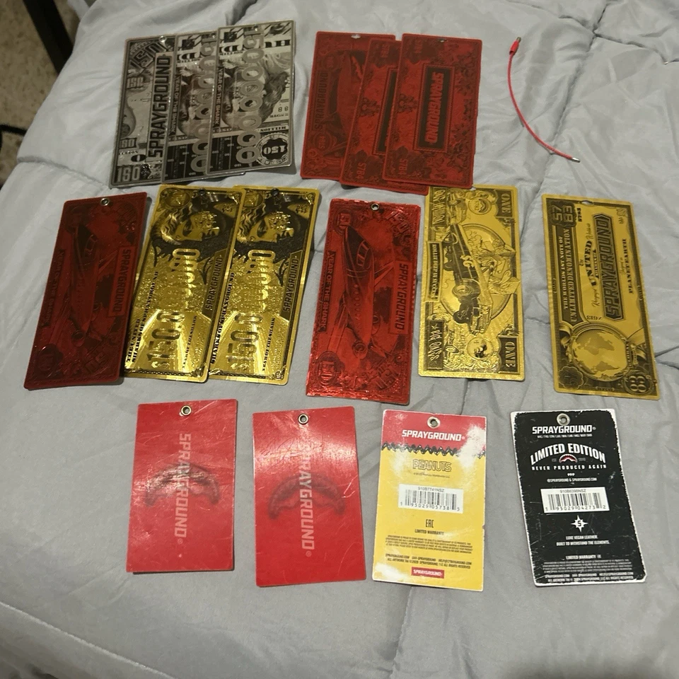 Etiquetas Sprayground Buen Estado Auténticas Originales Edición Limitada Con Cerradura Foto 1 de 4