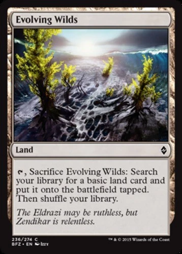 Evolving Wilds x1 NM Magic the Gathering 1x Battle for Zendikar mtg card - Image 1 of 1