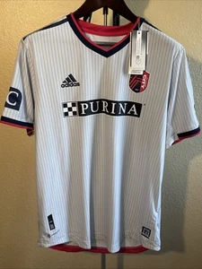NWT Men's L adidas Authentic AEROREADY 22/23 Away MLS St. Louis City Jersey - Picture 1 of 8