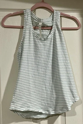 Regata Lululemon Love Feminina Tamanho 2 Racerback Solta LW1DEJS Algodão Pima Macia - Imagem 1 de 4