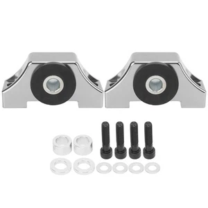 ˘Silver Engine Billet Motor Torsion Mount Kit 6061‑T6 Aluminum For EG EK B - Picture 1 of 12