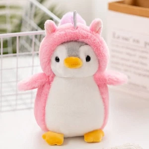 Pink Animal Plush Toy Office Soft Animal Stuffed Doll Home Decor For Kid NEW - Picture 1 of 12