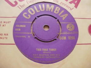 Ray Martin Orch. "Tick-Tock Tango" 1956 Gold Columbia SCM 5258 VG+ - Picture 1 of 2