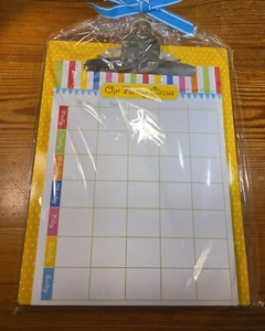 NEW & WRAPPED SMART SCHEDULES! Clipboard w/8x11 Pad by Olivia Mullin  - Picture 1 of 3