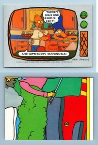 There's Only One Cookie Left #62 The Simpsons 1990 Topps Trading Card - Picture 1 of 1