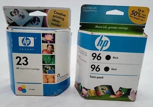 HP 96 Twin Black Toner C9348FN / HP 23 Twin-Pack Trójkolorowy atrament - Zdjęcie 1 z 5