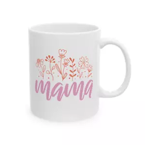 Mom Mug Boho Mama Floral Pastel Birthday Mothers Day Gift Coffee Tea Cup - Picture 1 of 7