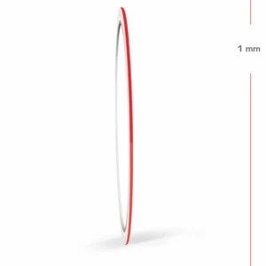 Zierstreifen 1mm 10 Meter Hellrot Glänzend RAL 3020 Glanz Auto Boot Motorrad - Bild 1 von 5