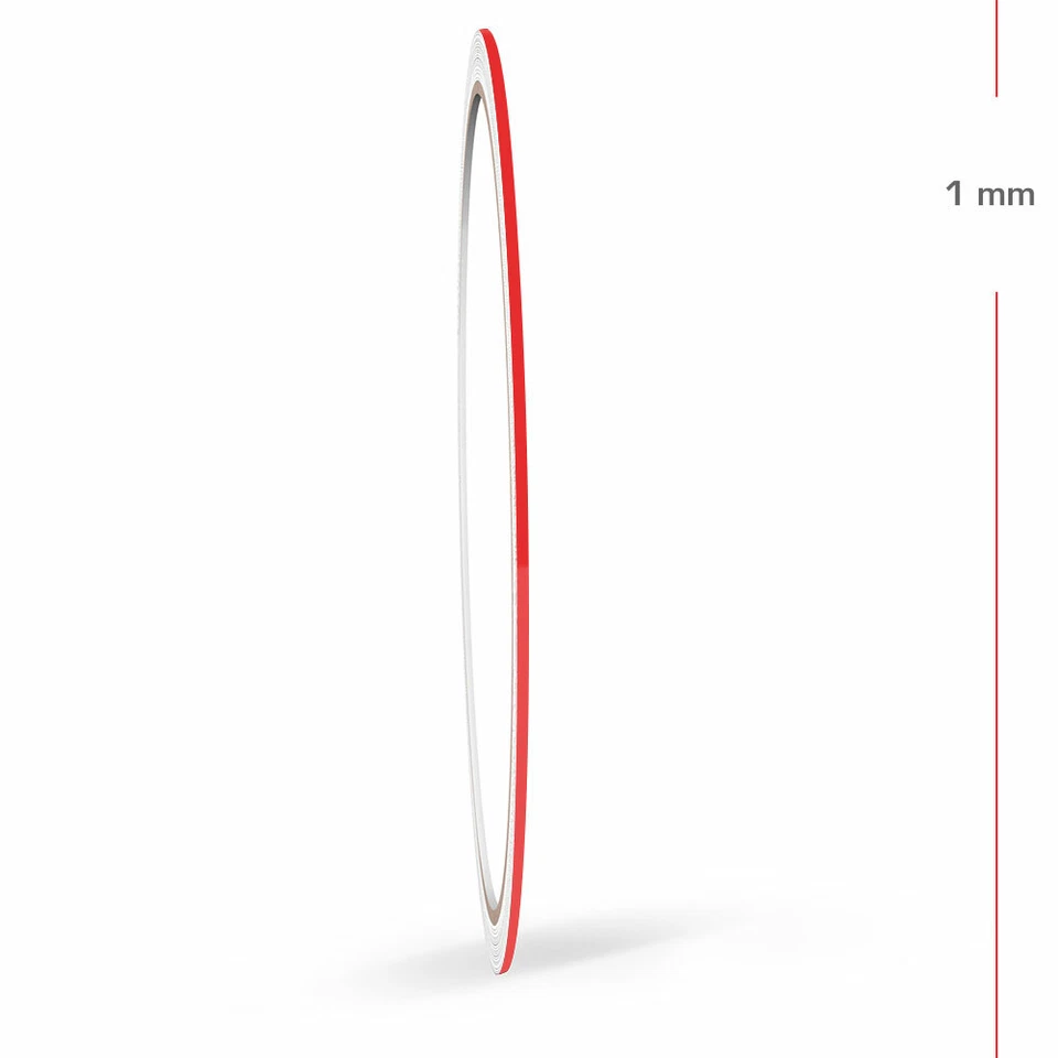 Zierstreifen 1mm 10 Meter Hellrot Glänzend RAL 3020 Glanz Auto Boot Motorrad - Bild 1 von 4