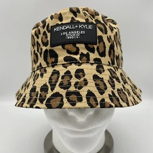 Kendall + Kylie Cheetah/leopard Bucket Hat One Size Adjustable Animal Print - Picture 1 of 9