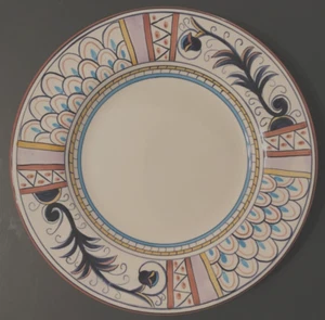 TABLETOPS UNLIMITED Palermo Ceramic Handpainted Underplate Soup Tureen 12.5" - Picture 1 of 3