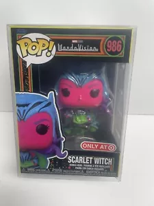 Funko Pop Wanda Vision Bruja Escarlata Luz Negra 986 Objetivo EXCLUSIVO con Protector - Imagen 1 de 6